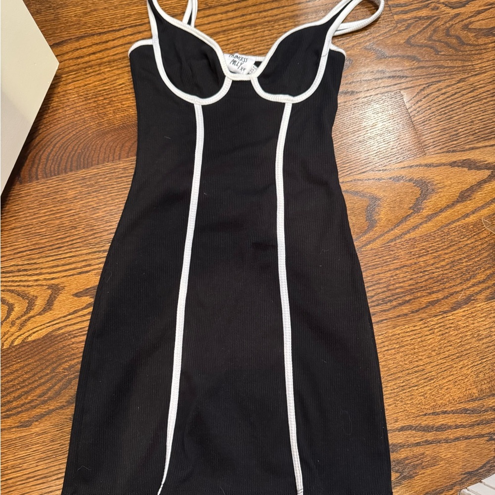 Princess Polly Black and White Mini Dress